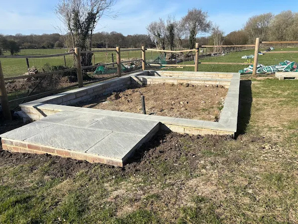 Concrete foundations, groundworks, Kent